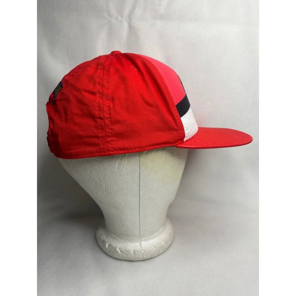 Pokemon Poke-Ball Youth Baseball Cap Adjustable SnapBack Red White Nintendo Hat